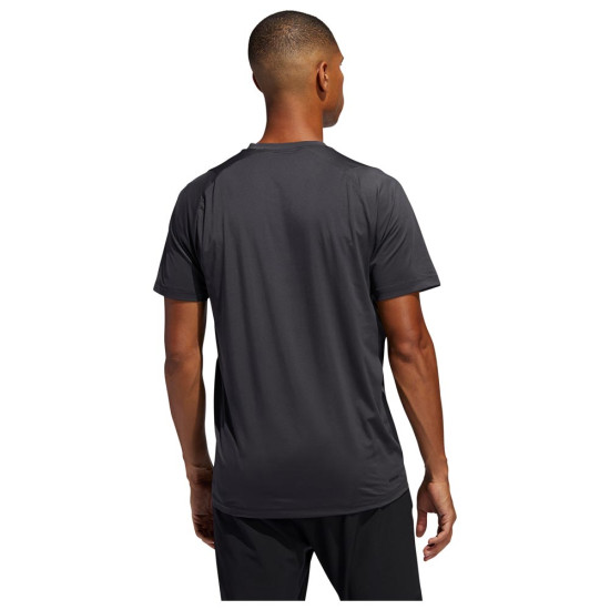 Adidas Ανδρική κοντομάνικη μπλούζα Training Freelift 3-Stripes Adidas Ανδρική κοντομάνικη μπλούζα Training Freelift 3-Stripes